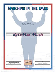 Marching In The Dark Concert Band sheet music cover Thumbnail